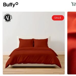Buffy Supima Cotton Pimento King Bedding Set